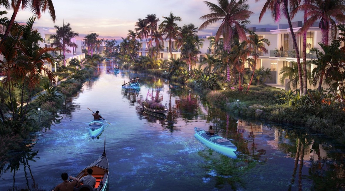 Experience tranquil serenity amidst lush greenery and pristine lagoons: Discover a haven of peace and tranquility